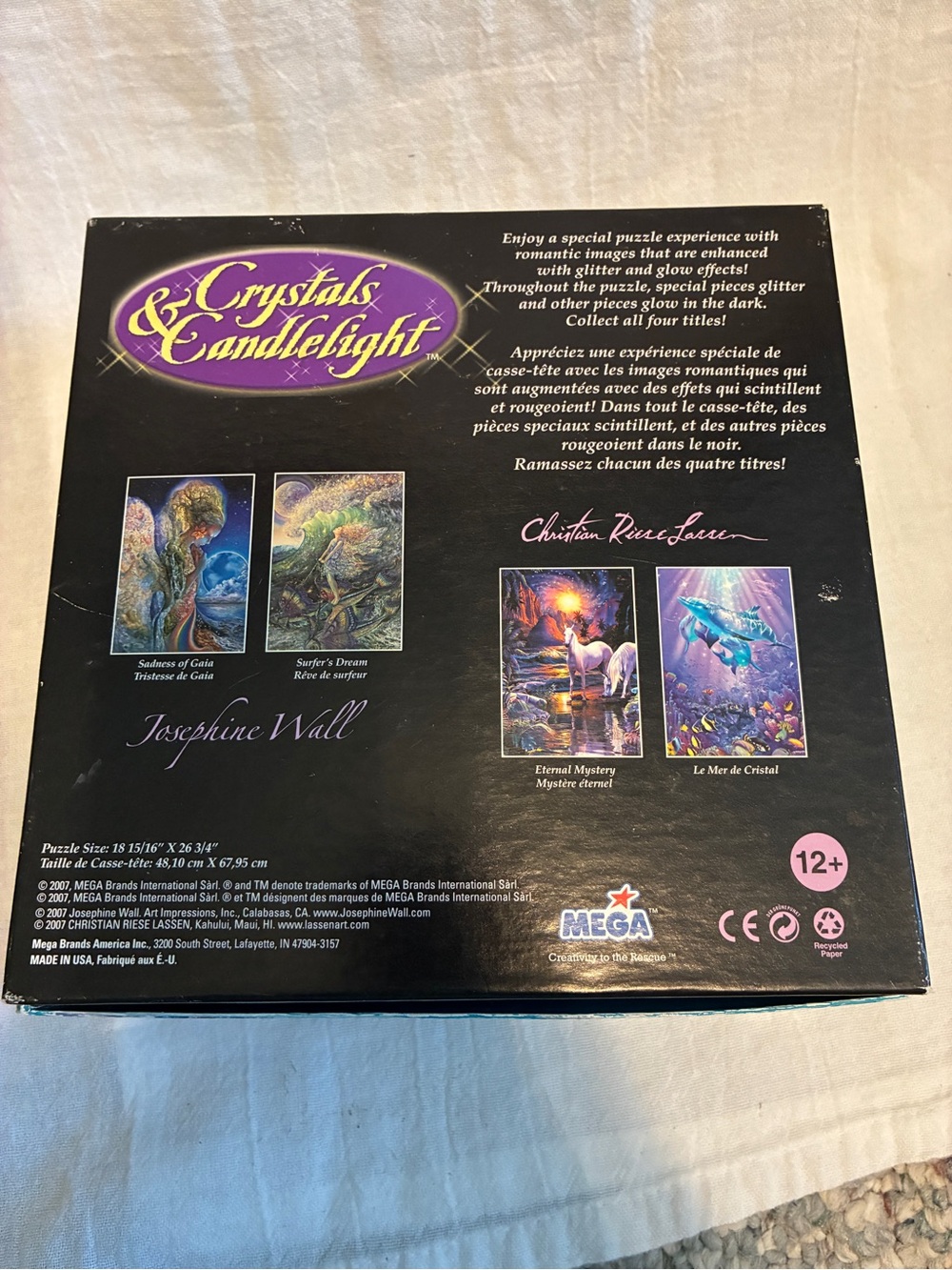 Josephine Wall Ocean of Dreams Jigsaw puzzle 750 pieces Crystals & Candlelight - Picture 3 of 7